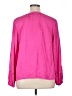 On 34th Pink Long Sleeve Blouse Size L - photo 2