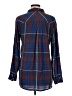 Bella Dahl Plaid Blue Long Sleeve Button-Down Shirt Size M - photo 2