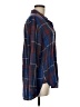 Bella Dahl Plaid Blue Long Sleeve Button-Down Shirt Size M - photo 4