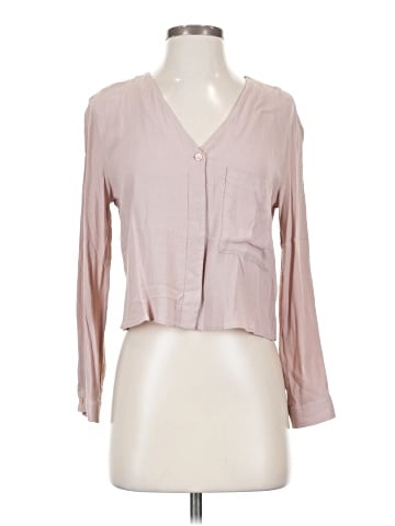 Topshop Long Sleeve Blouse (view 1)