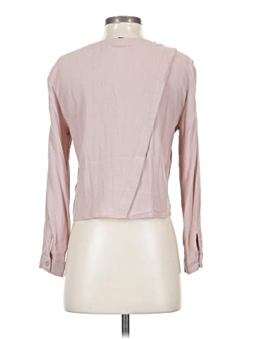 Topshop Long Sleeve Blouse (view 2)