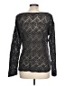 Eight Eight Eight Metallic Black Pullover Sweater Size L - photo 2