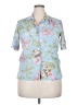 DonnKenny Classics Tropical Blue Short Sleeve Blouse Size XXL (estimated) - photo 1