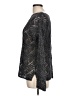 Eight Eight Eight Metallic Black Pullover Sweater Size L - photo 5