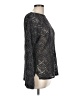 Eight Eight Eight Metallic Black Pullover Sweater Size L - photo 4