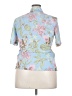 DonnKenny Classics Tropical Blue Short Sleeve Blouse Size XXL (estimated) - photo 2