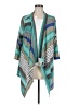 Unbranded Stripes Teal Cardigan Size M - photo 1
