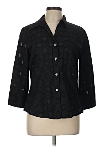 Foxcroft 3/4 Sleeve Button-Down Shirt (view 1)