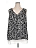 Rose + Olive 100% Polyester Black Tank Top Size 1X - photo 1