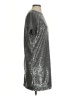 Gap 100% Polyester Metallic Silver Cocktail Dress Size S - photo 4