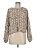 Jessica Simpson 100% Polyester Tweed Tan Pullover Sweater Size M - photo 1