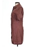 Assorted Brands Solid Brown Casual Dress Size 10 - photo 5
