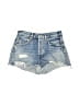 AGOLDE Blue Denim Shorts Size 24 waist - photo 1