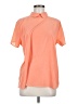American Apparel 100% Polyester Orange Short Sleeve Blouse Size M - photo 1