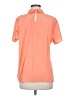 American Apparel 100% Polyester Orange Short Sleeve Blouse Size M - photo 2