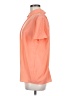 American Apparel 100% Polyester Orange Short Sleeve Blouse Size M - photo 5