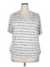 Democracy Gray Short Sleeve Top Size 2X - photo 1