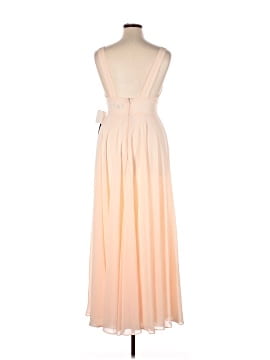 backless dress for prom Primavera 4527 Size 0 NUDE GOLD Backless Prom Dress