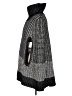 DKNY Jeans Houndstooth Black Poncho Size M - photo 5