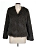 Assorted Brands 100% Polyester Gray Faux Fur Jacket Size L - photo 1
