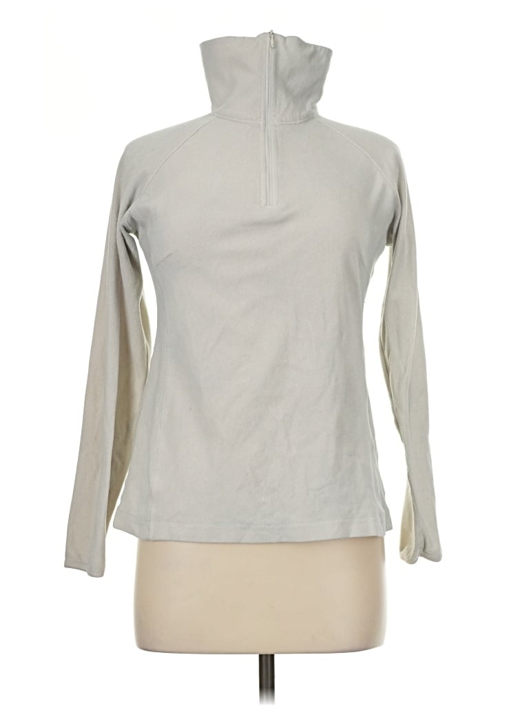 Pre-owned Columbia Turtleneck Sweater In Silver