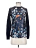 Ted Baker London Print Blue Pullover Sweater Size 4 (1) - photo 1