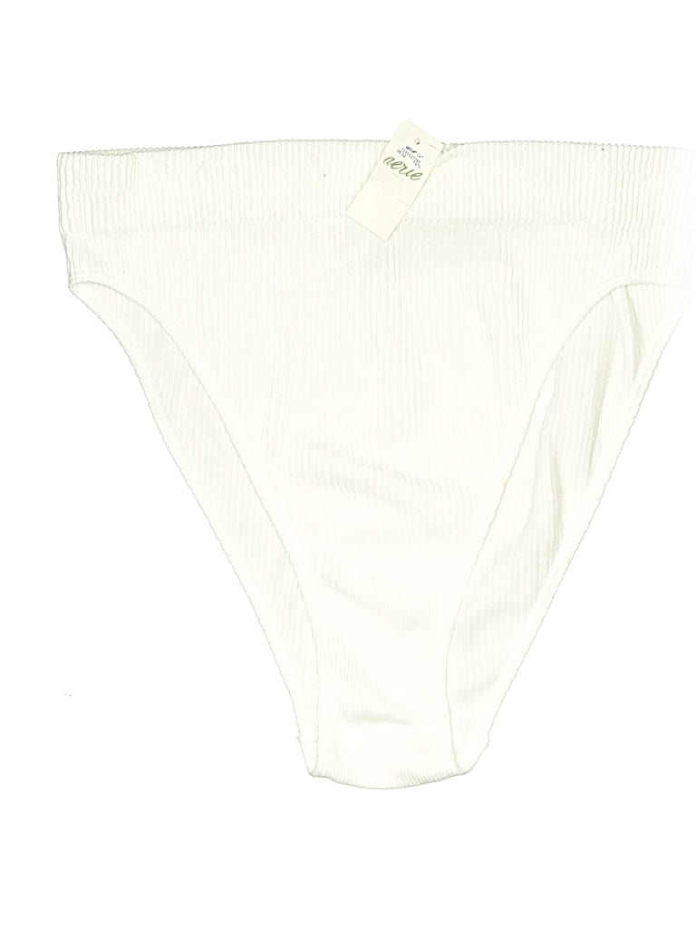 Pre-owned Aerie Swimsuit Bottoms In Ivory