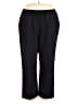 Alfred Dunner 100% Polyester Solid Black Casual Pants Size 22W - photo 1