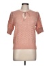 Old Navy Pink Short Sleeve Blouse Size L - photo 1