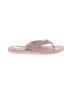 Body Glove Gray Pink Flip Flops Size 10 - photo 1