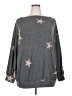 First Love Stars Gray Pullover Sweater Size 2X - photo 1