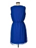 SOHO Apparel Ltd 100% Polyester Solid Blue Cocktail Dress Size 12 - photo 2