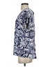 One September Blue Short Sleeve Blouse Size S - photo 5
