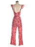 MNG Hearts Red Jumpsuit Size XS - photo 2