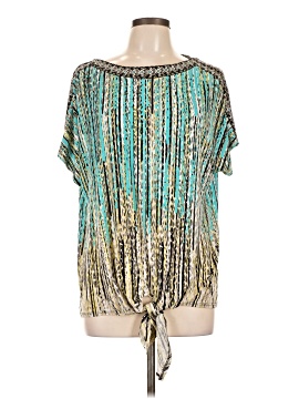 Jm Collection Short Sleeve Blouse
