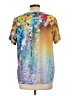 Pixie Lady Floral Yellow Short Sleeve T-Shirt Size L - photo 2