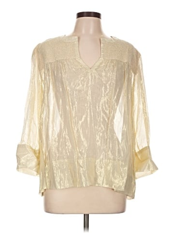 Gretchen Scott Designs 3/4 Sleeve Blouse (view 1)