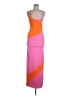 STYLECHEAT Color Block Orange Cocktail Dress Size M - photo 1