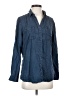 Unbranded Blue Long Sleeve Button-Down Shirt Size S - photo 1