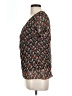 AGB Black Short Sleeve Blouse Size L - photo 5