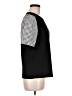 CeCe Houndstooth Black 3/4 Sleeve T-Shirt Size M - photo 4