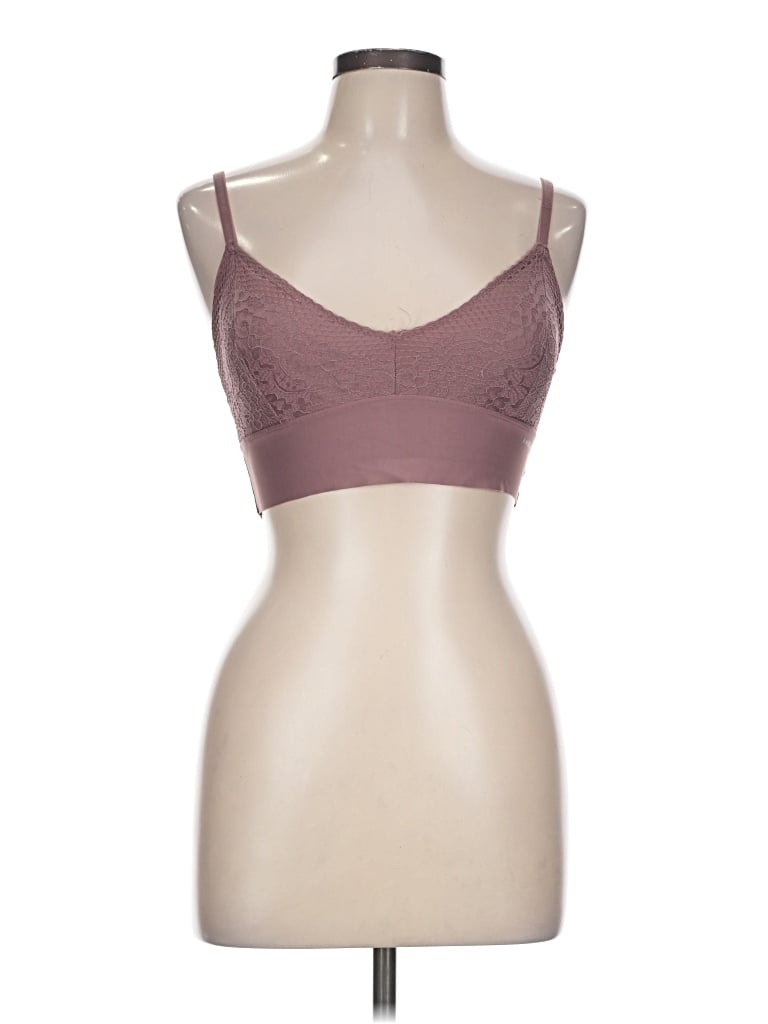 Pre-owned Danskin Sports Bra In Burgundy