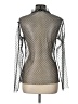 Luukaa 100% Polyester Silver Long Sleeve Blouse Size Lg (LK 3 US 10) - photo 2