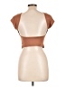 Shein Brown Short Sleeve Turtleneck Size L - photo 2