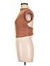 Shein Brown Short Sleeve Turtleneck Size L - photo 5