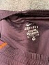 Nike 100% Polyester Color Block Purple Athletic Shorts Size M - photo 3