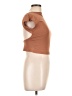 Shein Brown Short Sleeve Turtleneck Size L - photo 4