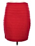 Express Solid Red Formal Skirt Size 6 - photo 1