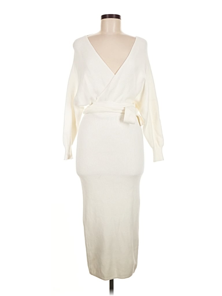 Pre-owned Vici Cocktail Dress In Ivory