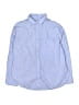 Zara 100% Cotton Stripes Blue Long Sleeve Button-Down Shirt Size 11 - 12 - photo 1